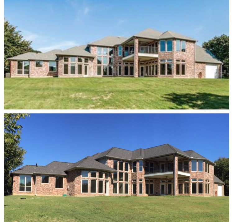 Large estate roof replacement — North Texas