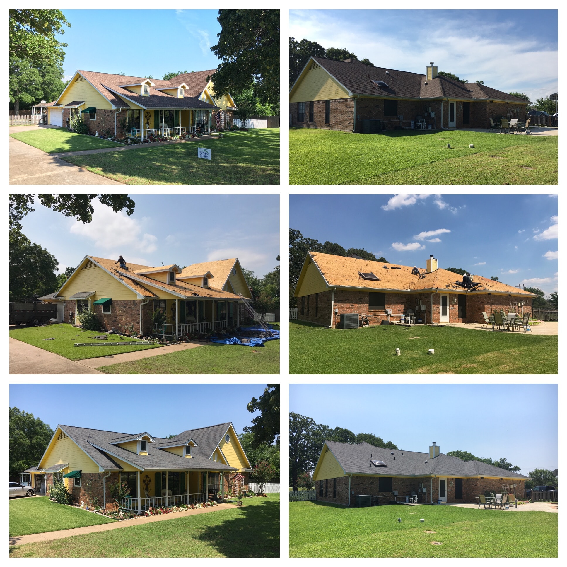Full roof replacement on residential home